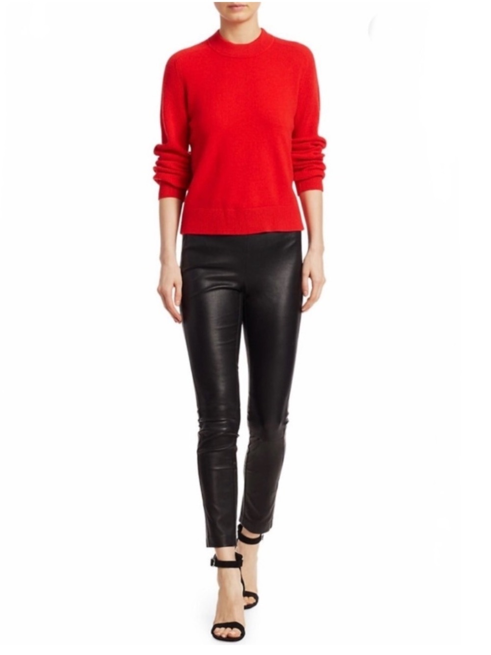 DTLA Lambskin Leather Leggings/Pants